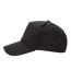 5 panel cotton recycled cap black XD Collection-3