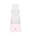 Ensemble de pyjama court femme blanc / rose Towel City-2