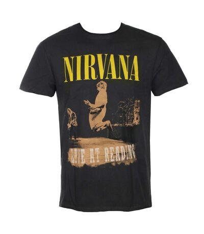 Amplified Unisex Adult Live At Reading Nirvana T-Shirt (Black) - UTGD291