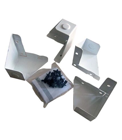Meuble rangement métal 1 porte 2 tiroirs Blanc mat