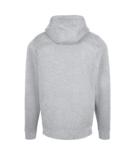 Sweatshirt À Capuche Et Fermeture Zippée Homme Gris Fruit Of The Loom