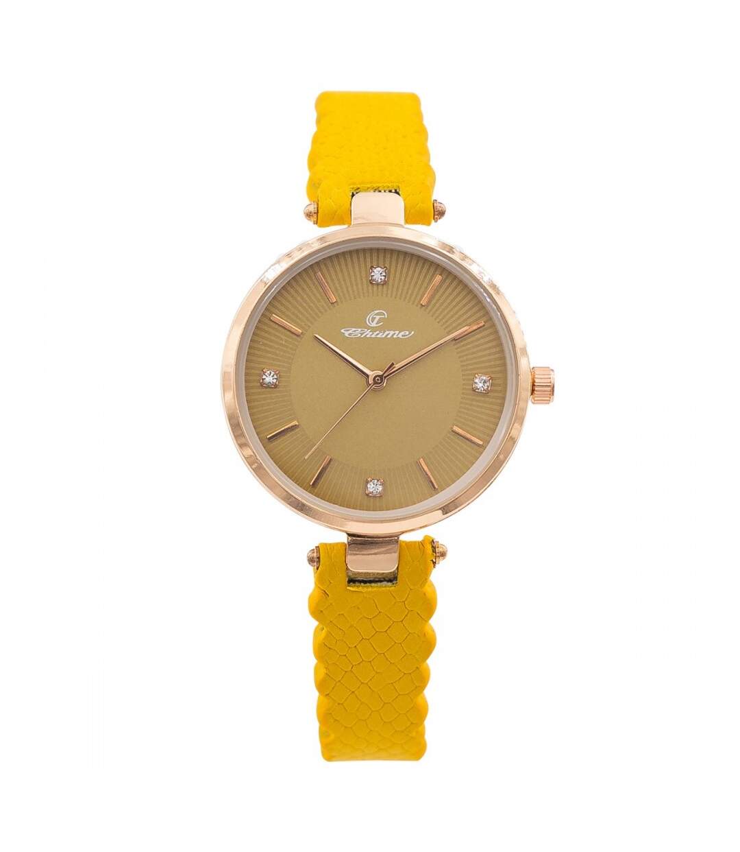 Montre de Femme Jaune CHTIME-1