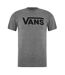 T-shirt Motif/style Classique Homme Gris Chiné Vans-1