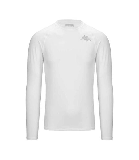 T-shirt manches longues blanc homme kappa vurbat
