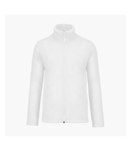 Kariban Mens Falco Full Zip Anti Pill Fleece Jacket (White*)