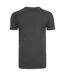 Mens t-shirt round neck charcoal Build your Brand