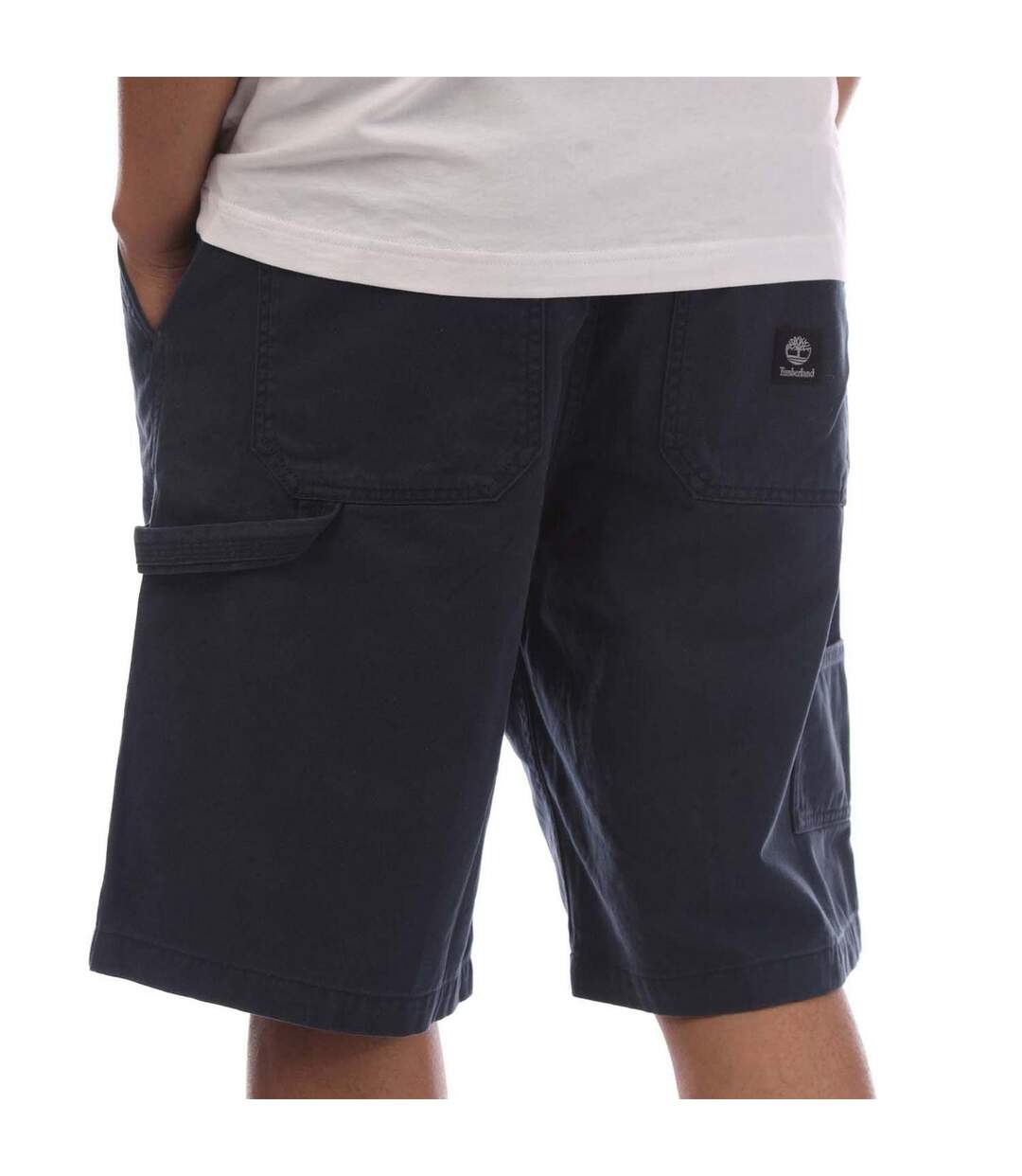 Mens Carpenter Heavy Twill Shorts Navy Timberland-2