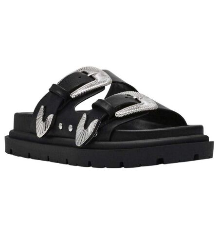 Claquettes Motif/style Boucle Femme Noir Steve Madden