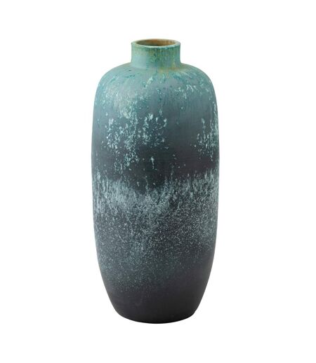 Vase Déco en Céramique Vintage 72cm Bleu