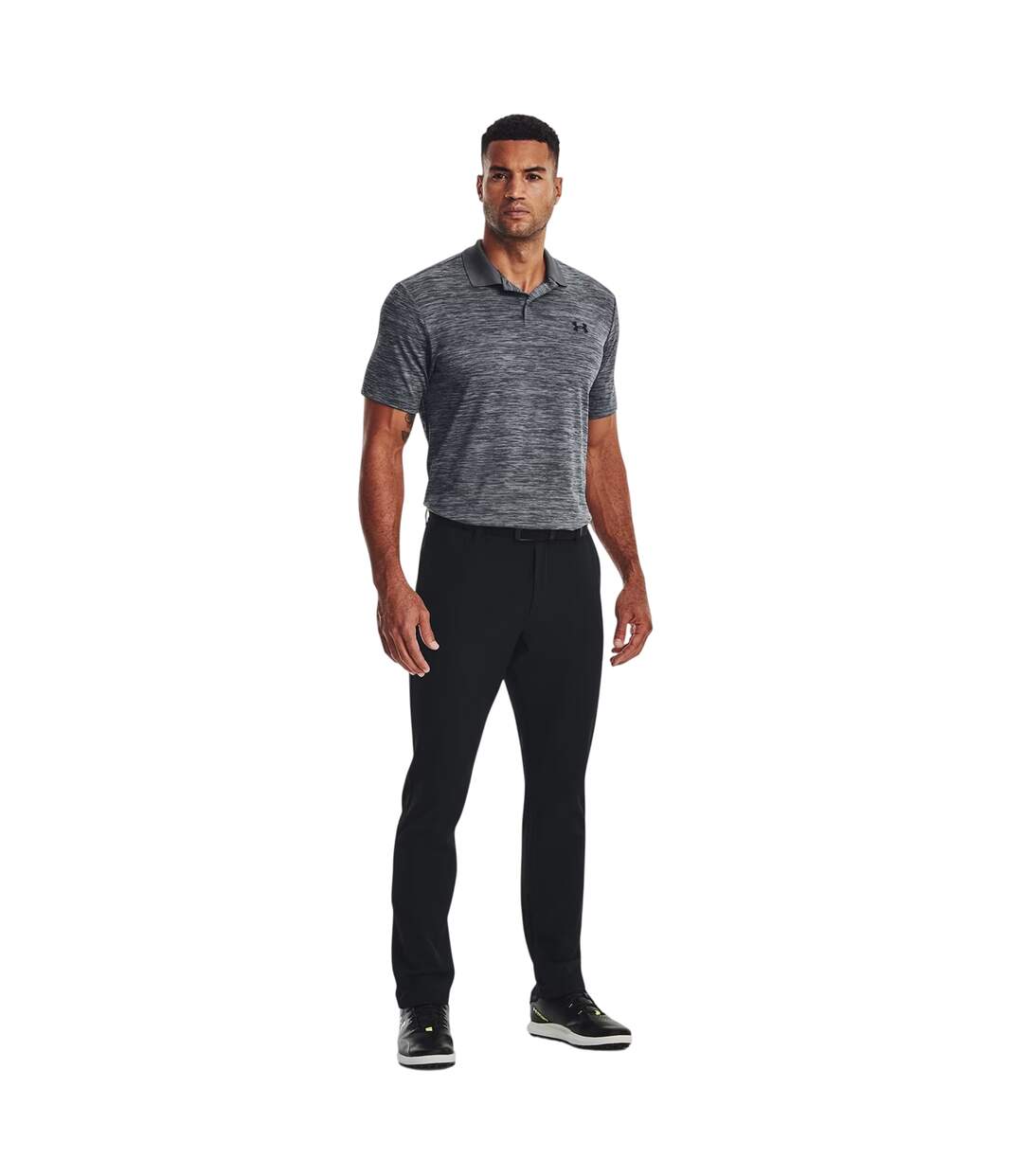 Polo Performance Homme Gris Acier Under Armour-4