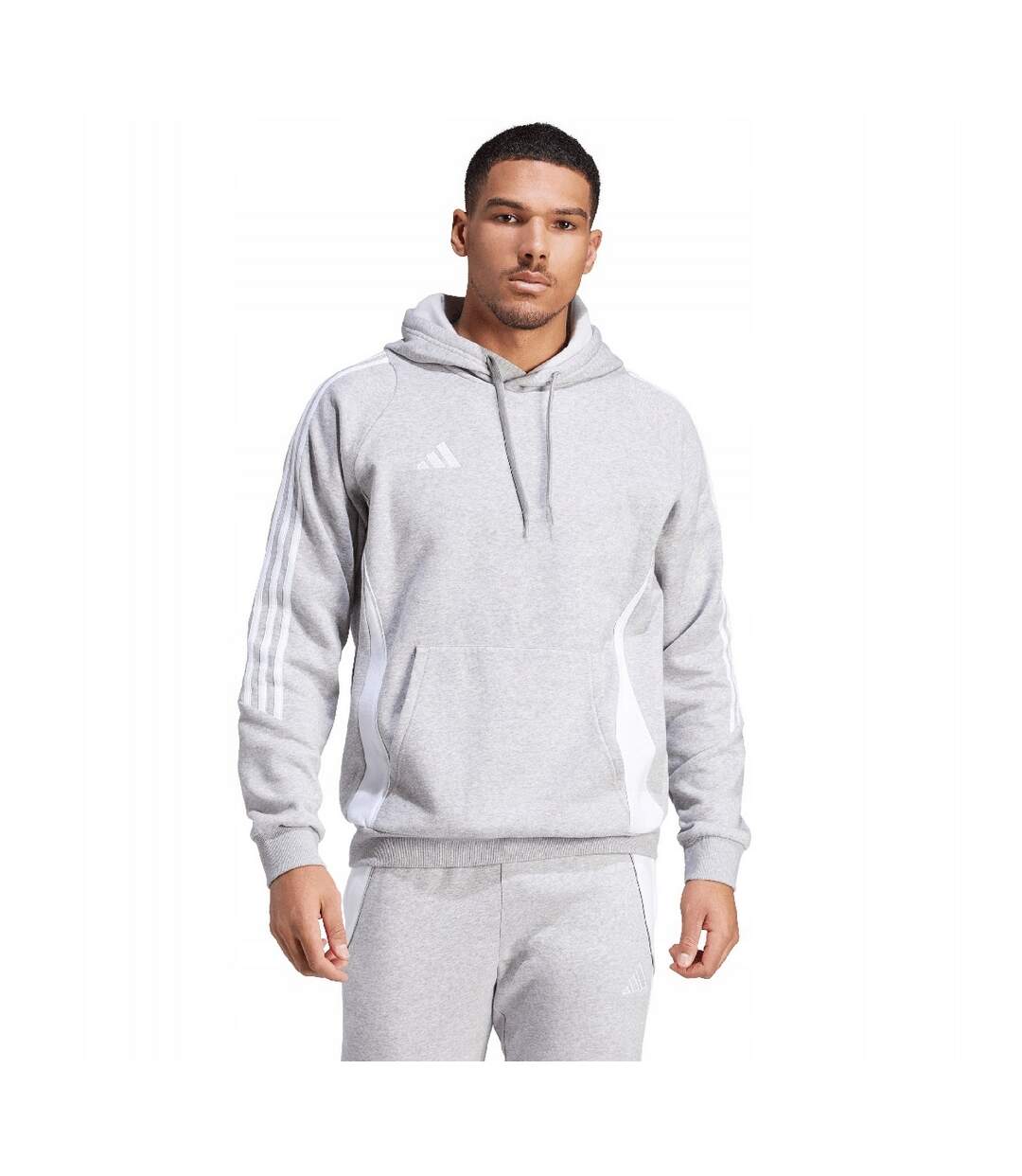 Sweat À Capuche Tiro Homme Gris Adidas-1