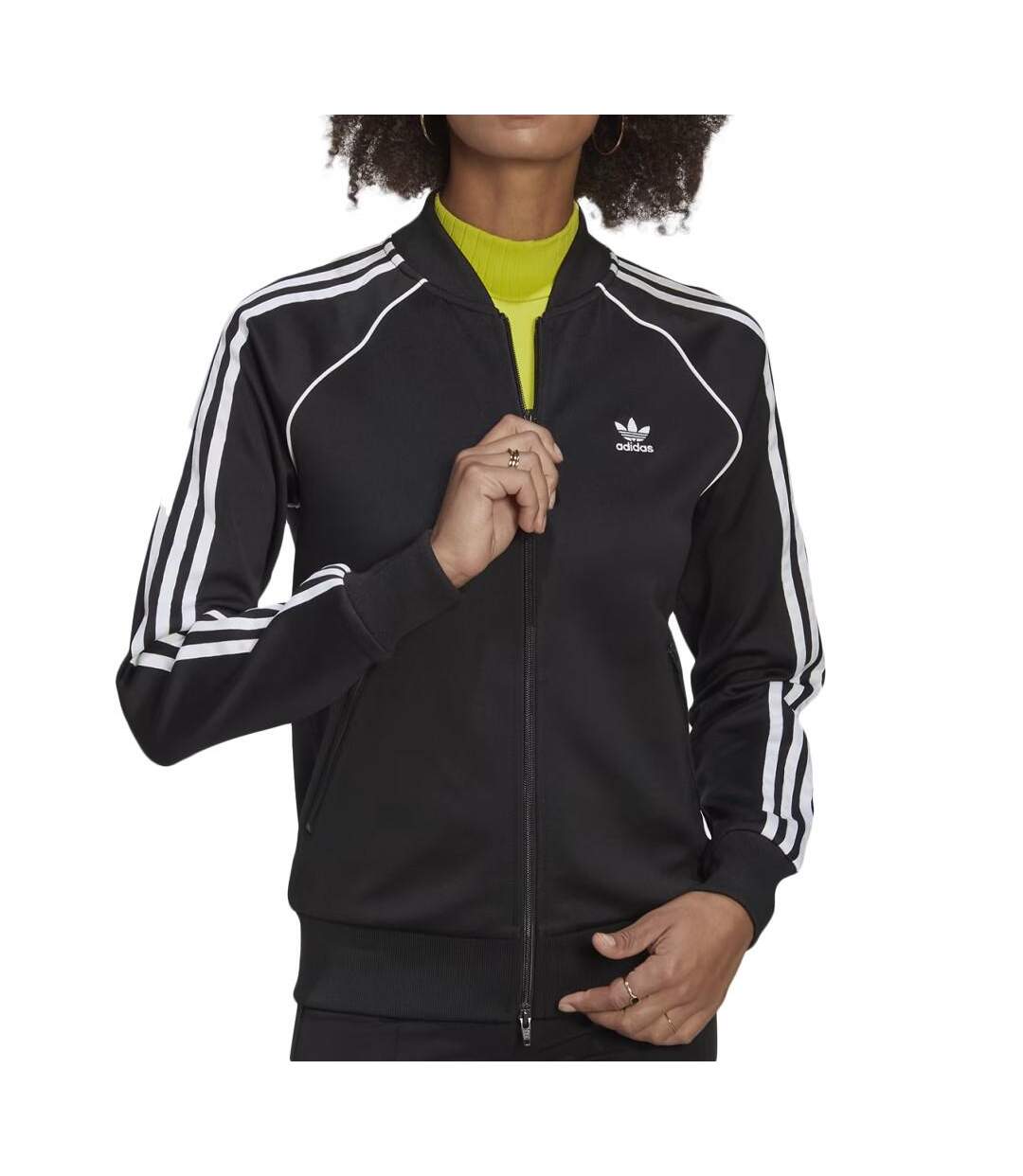 Veste de survêtement Noire Femme Adidas 2374 - 42-1