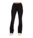 Womens/ladies Ann Mid Rise Flared Jeans Black Only-1