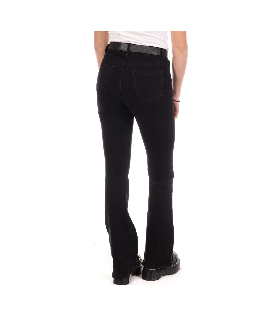 Jean loose noir femme monday premium 626-2