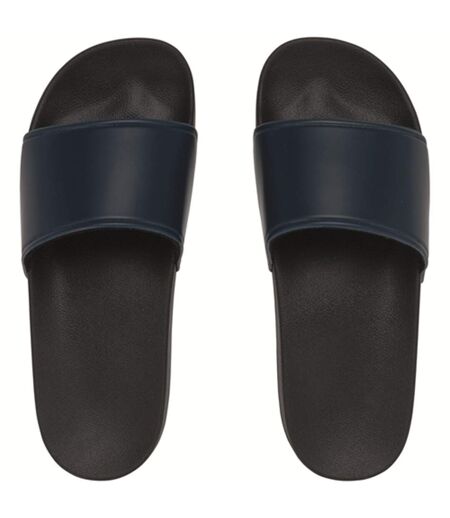 Sandales - Claquettes - Unisexe - PA970 - noir et bleu marine