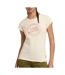 T-shirt ecru femme g-star raw large logo-1