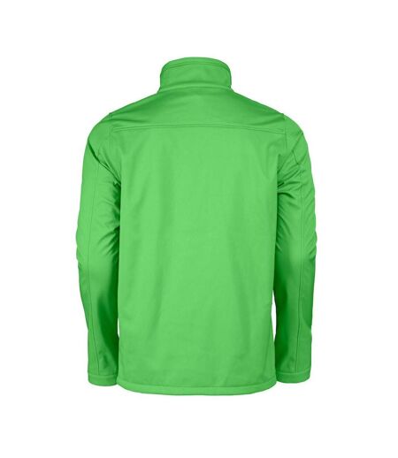 Mens Vert Soft Shell Jacket Lime Printer RED