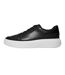 Womens/ladies Rtg Sequin Panel Leather Trainers Black FitFlop-3