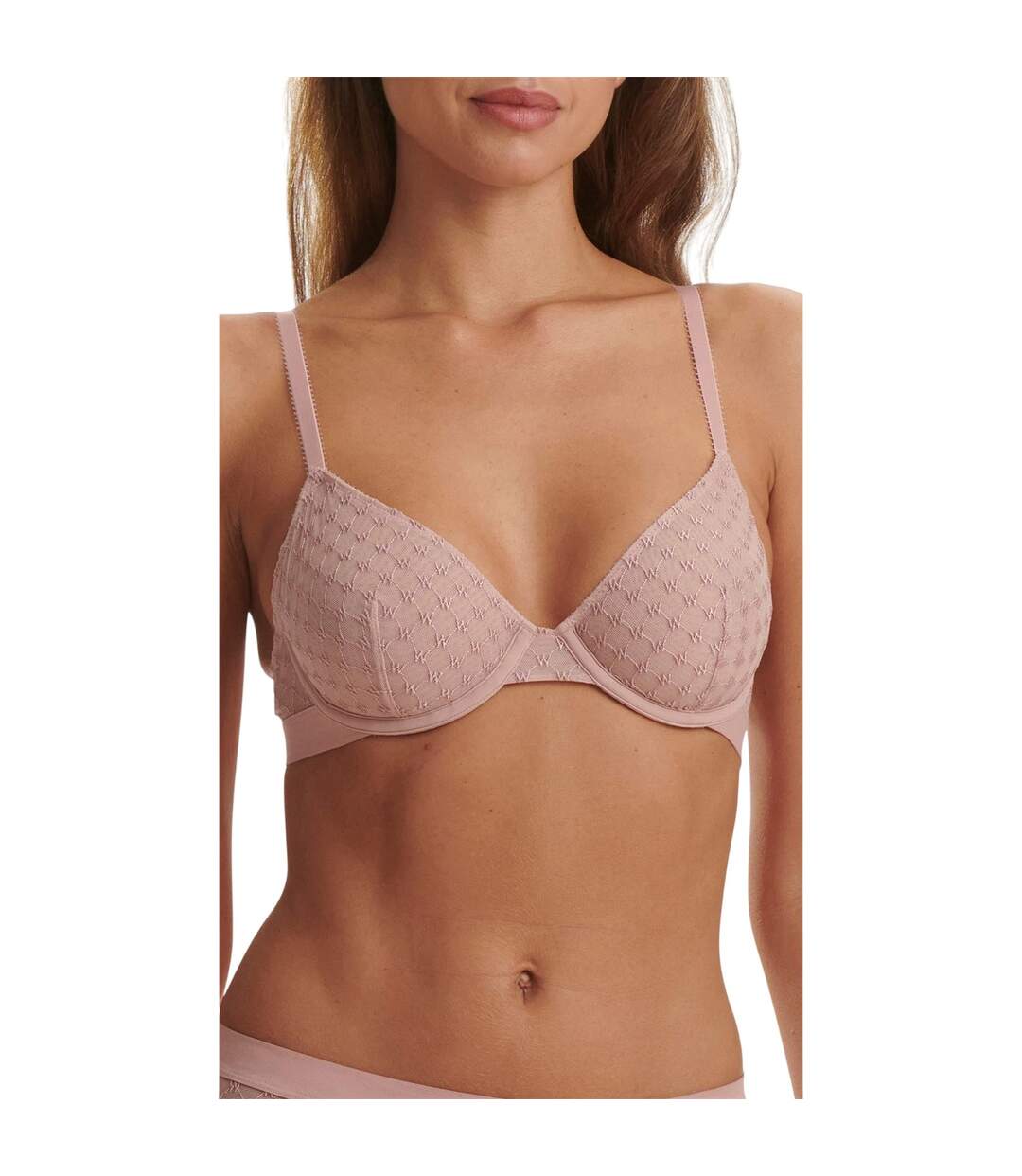 Soutien-gorge Motif/style Logo Femme Rose Wolford-4