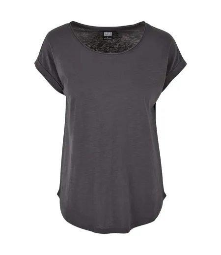 T-shirt Femme Gris Foncé Build Your Brand