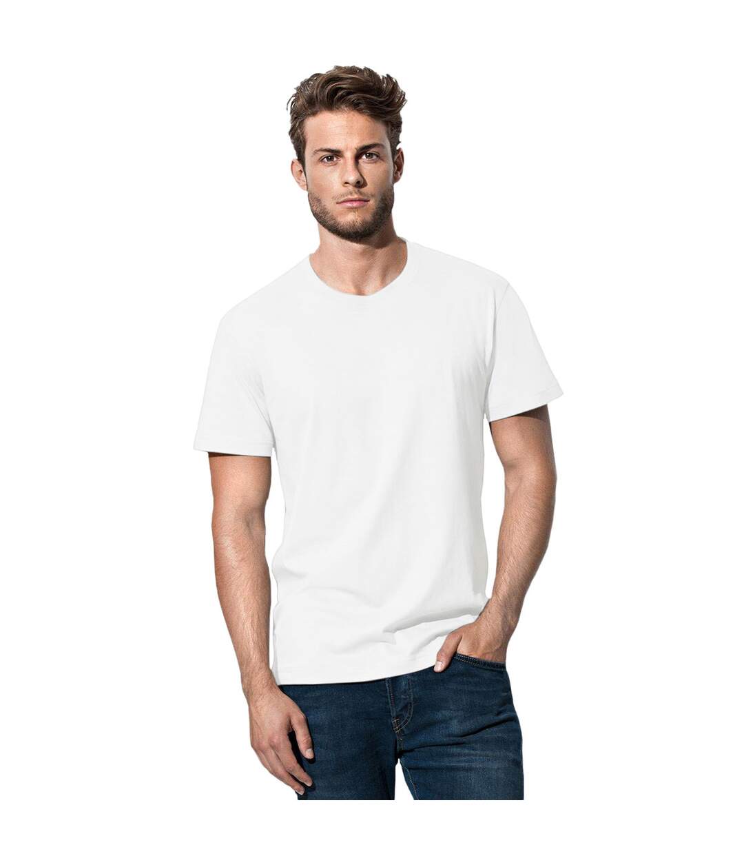 T-shirt classique homme cendre Stedman Stedman