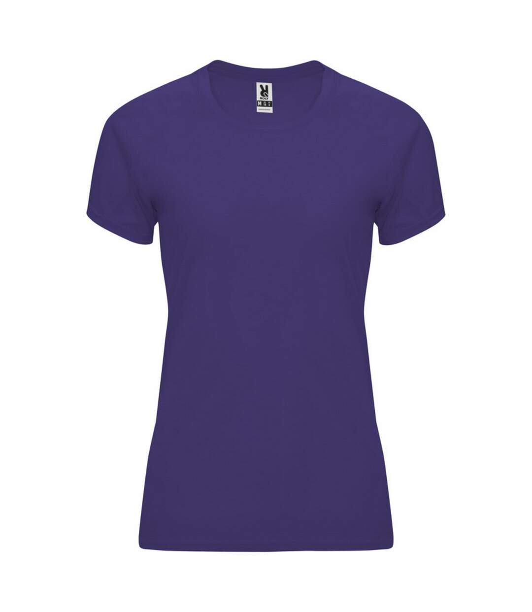 T-shirt bahrain femme mauve Roly-1