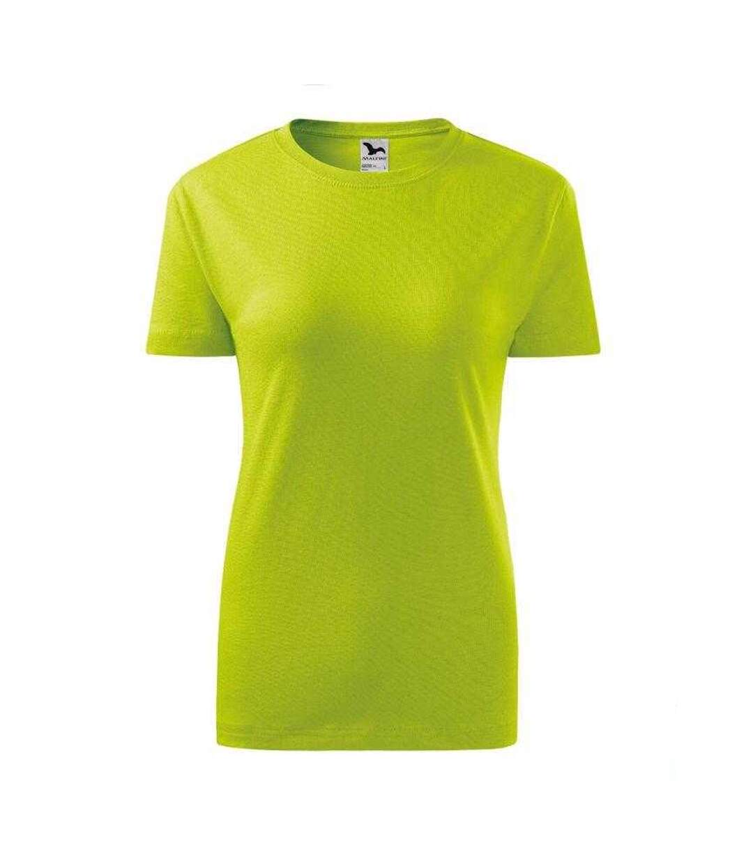 T-shirt Classic New Femme Vert Adler-1