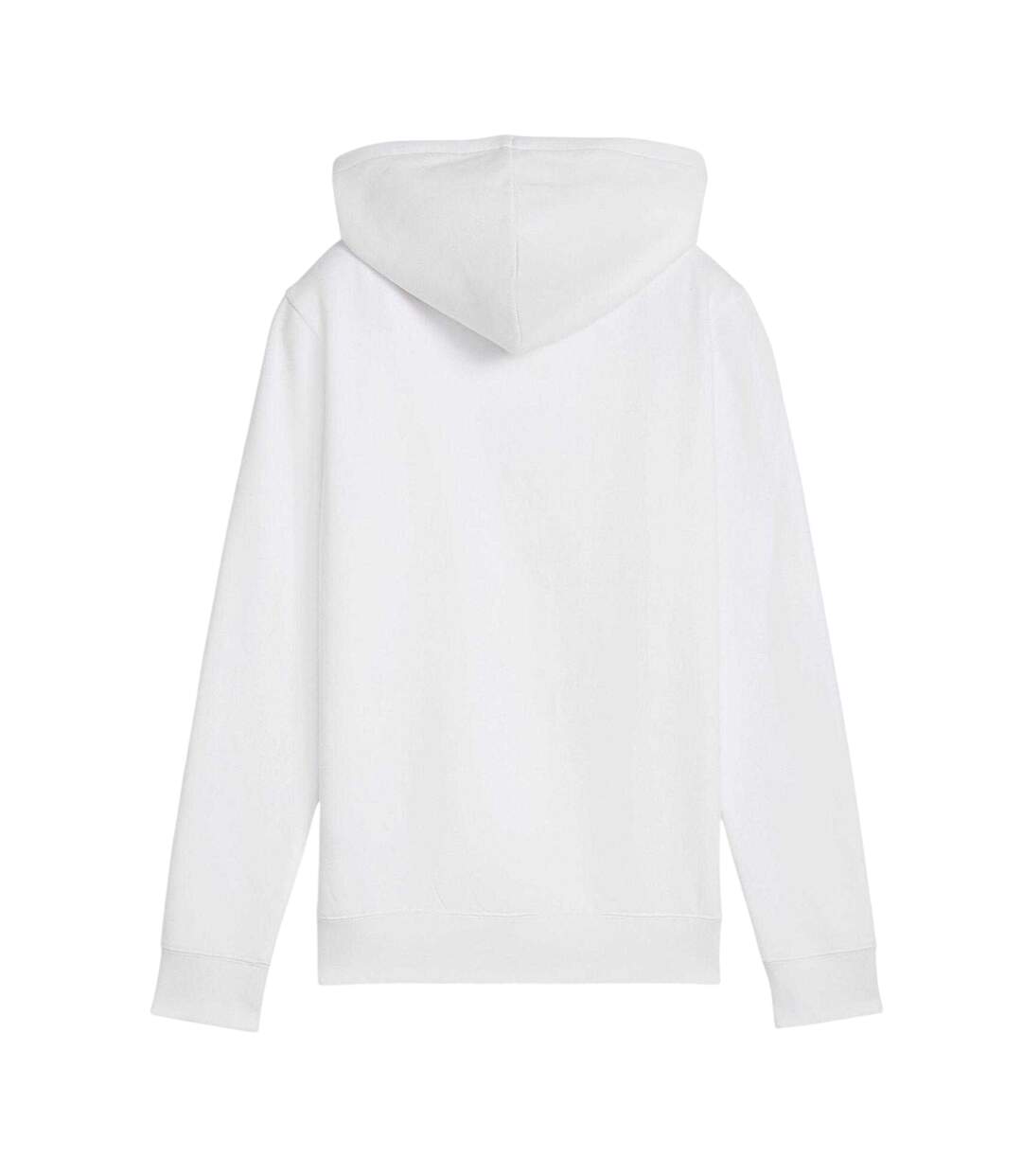 Womens/ladies Essentials Metallic Detail Hoodie White Metallic Puma-2