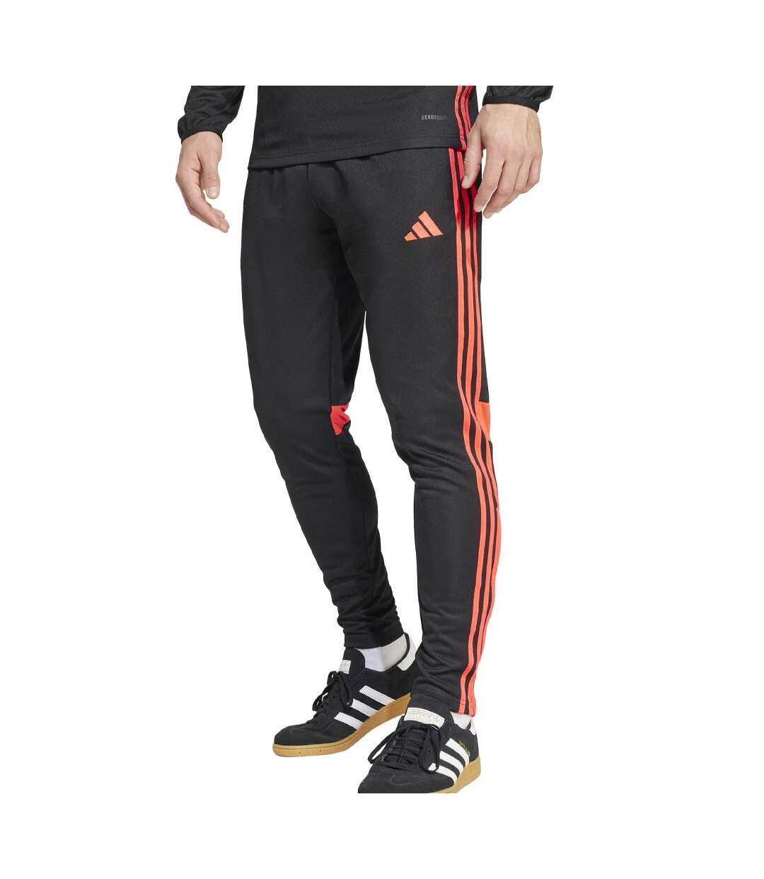 Pantalon d'entrainement noir/rouge homme adidas tiro-1