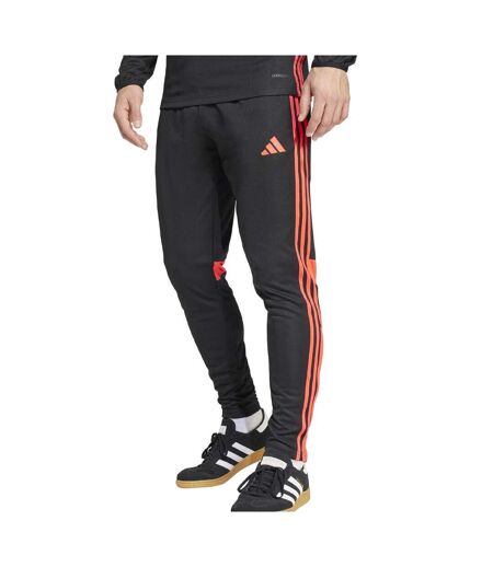 Pantalon d'entrainement noir/rouge homme adidas tiro