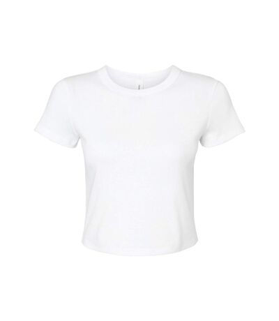 T-shirt Court Femme Blanc Uni Bella + Canvas