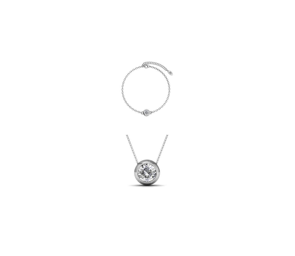 Parure Birth Moon, Cristal d'Autriche-1