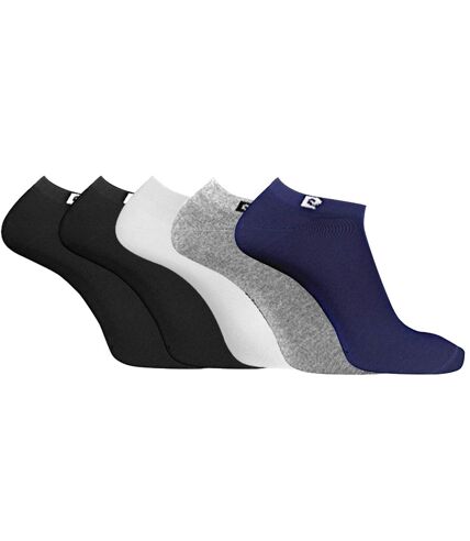 Lot de 5 Paires de chaussettes tiges courtes unies modèle PC 0372 Pierrecardin