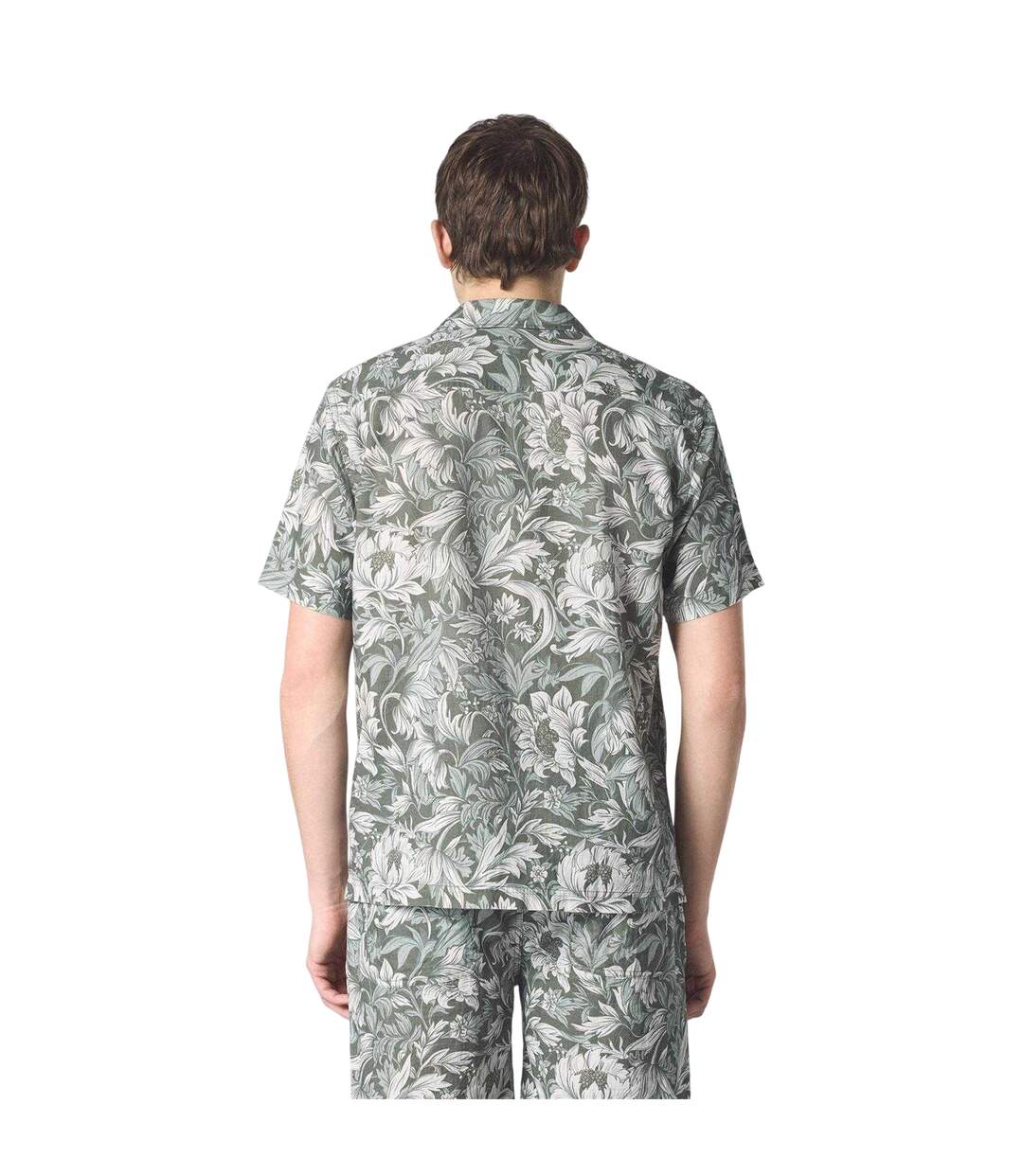 Chemise Motif/style Floral Bostall Homme Vert Pretty Green-3