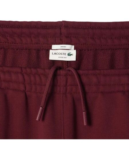 Unisex Adult Relaxed Fit Jogging Bottoms Red Lacoste