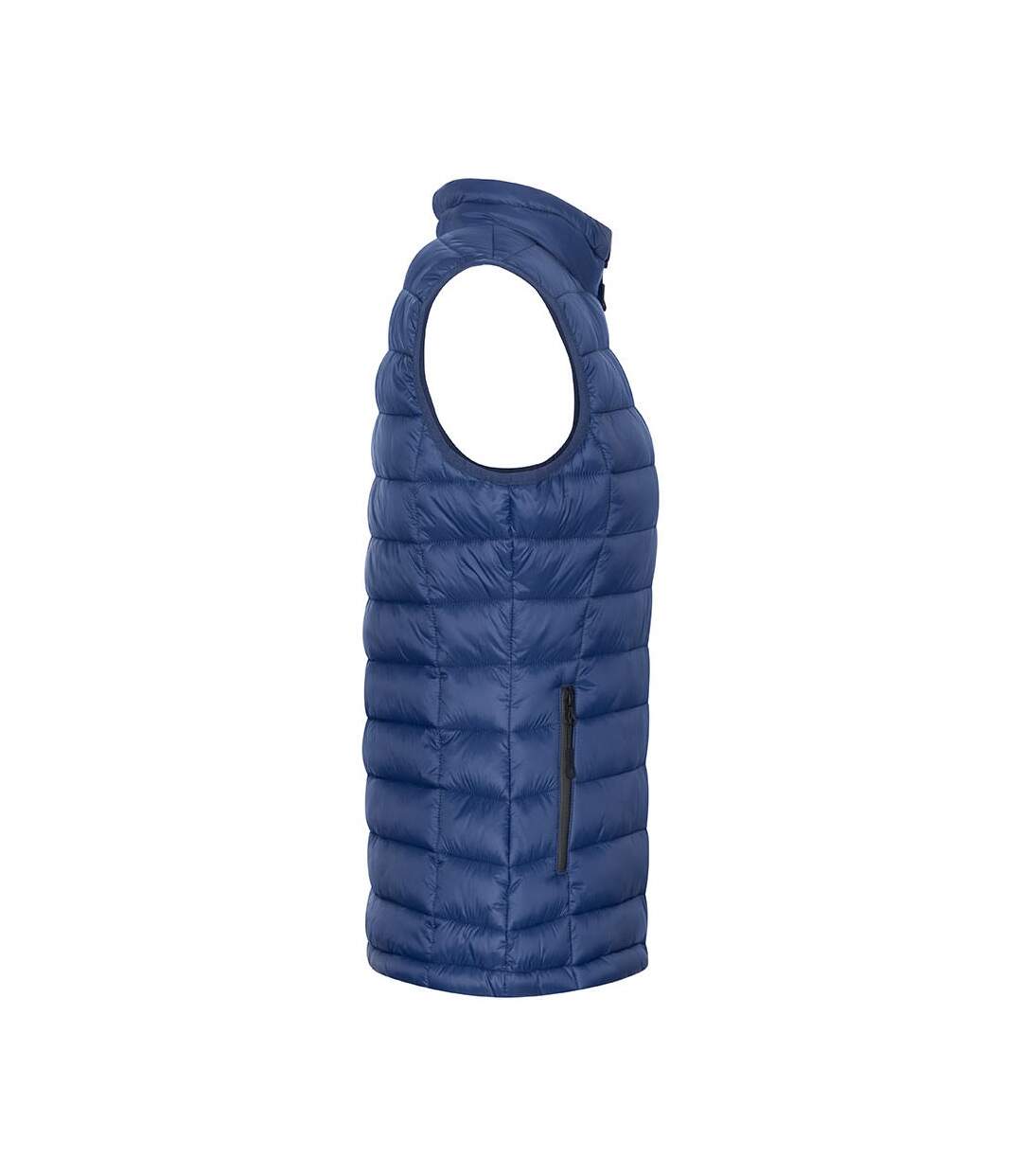 Doudoune Sans Manches Femme Bleu Marine Français Promodoro-3