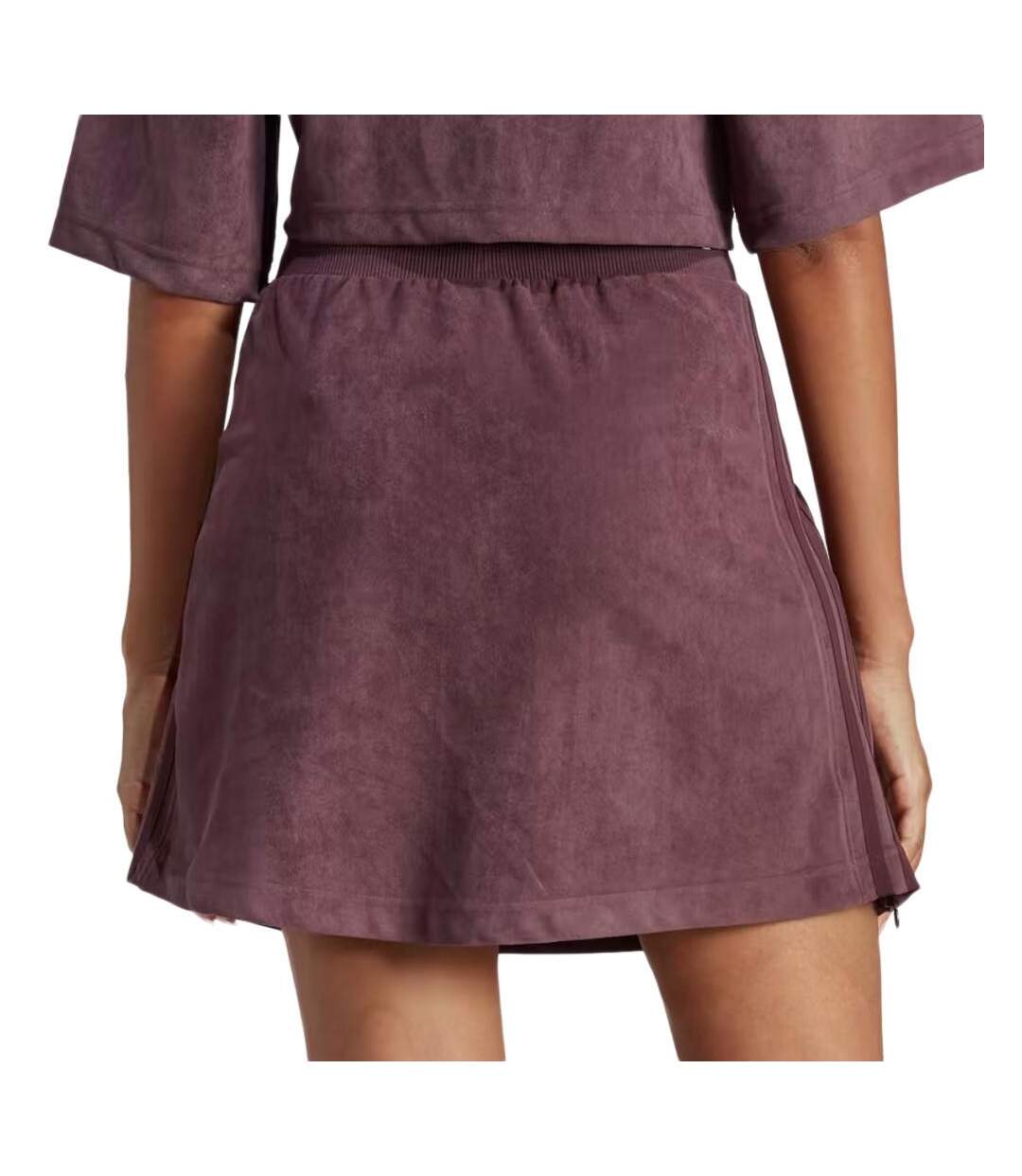 Jupe Violette Femme Adidas Suede Skirt - 36-2