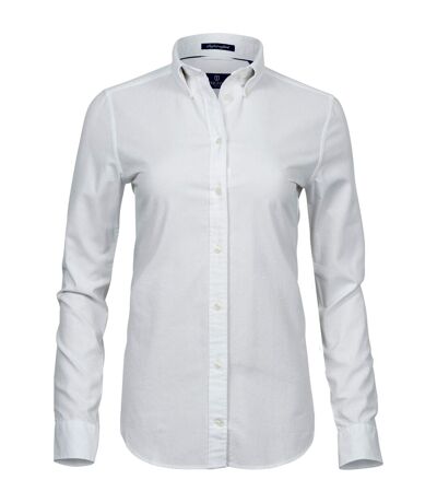 Tee Jays Womens/Ladies Perfect Oxford Shirt (White) - UTBC5434