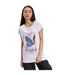T-shirt Couleurs Femme Blanc Mister Tee-1