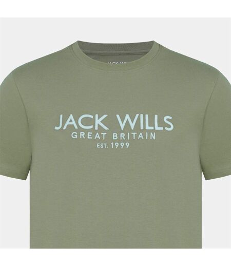 T-shirt Motif/style Logo Carnaby Homme Vert Clair Jack Wills