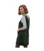 Womens/ladies Stretch V Neck Pinafore Dress Woodland Green WoolOvers-2