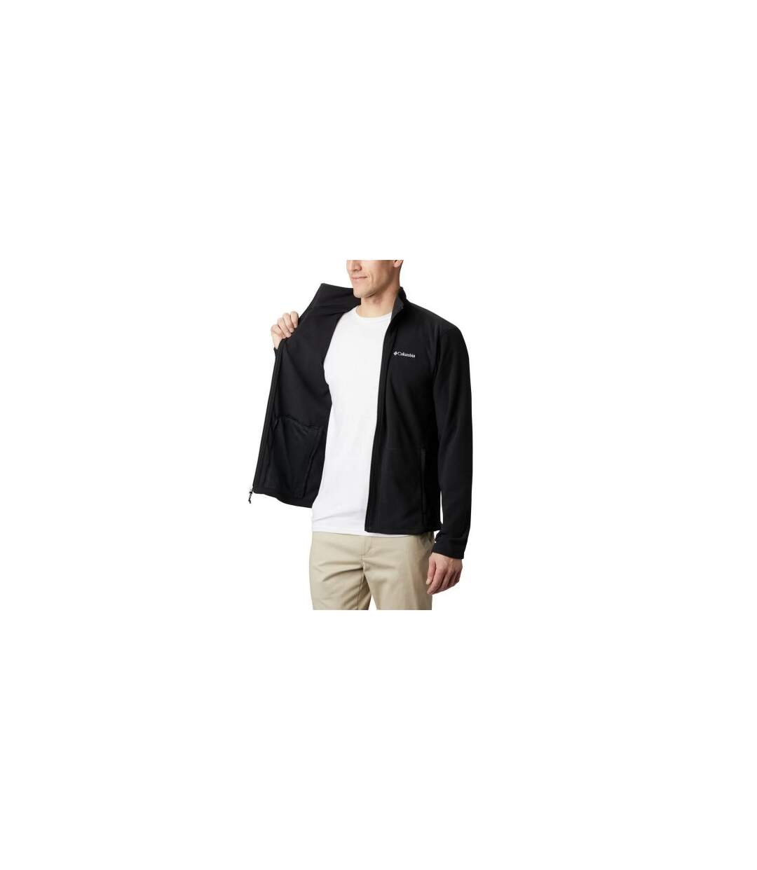 Veste Polaire Fast Trek Homme Noir Columbia-1