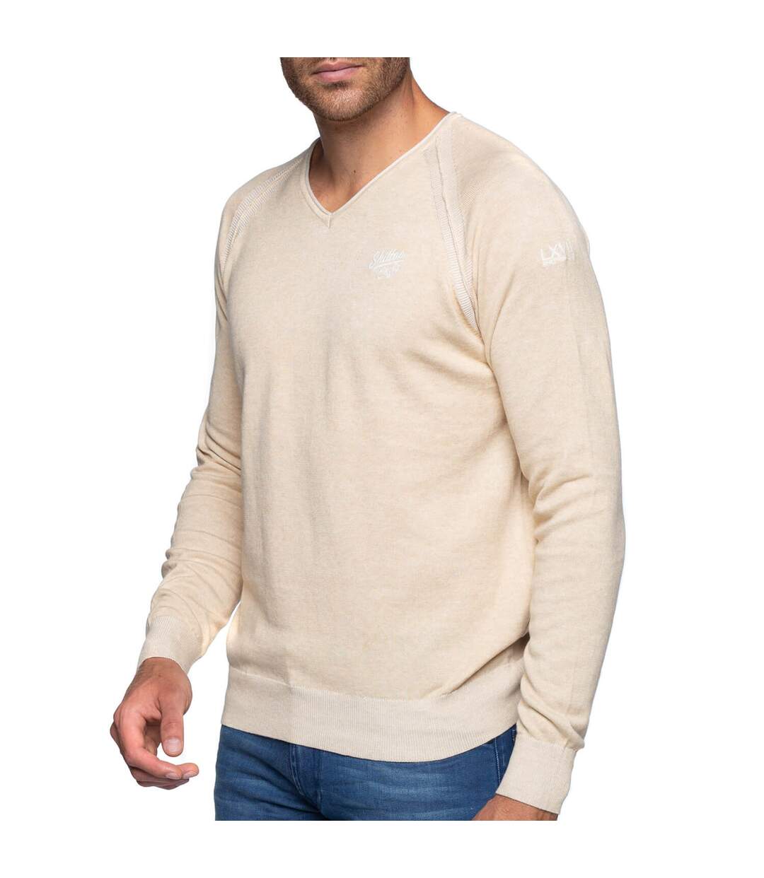 Pull raglan col V