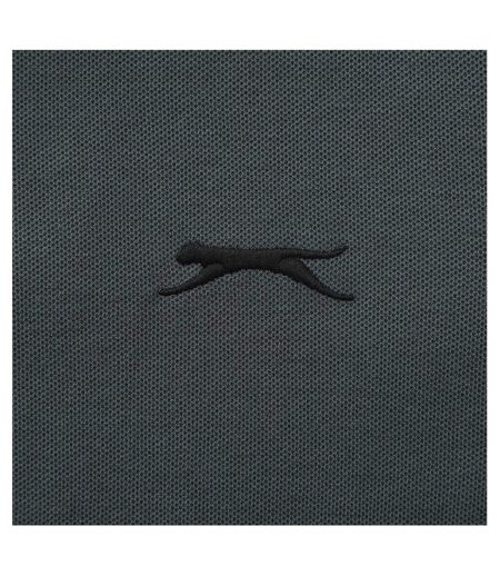 Polo Motif/style Rayure Contrastée Sur Bord Homme Ardoise Slazenger