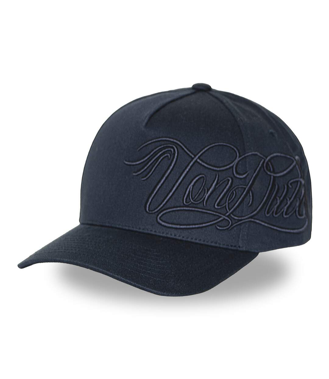 Casquette trucker avec broderie 3D côté Chi Blue Vondutch-1