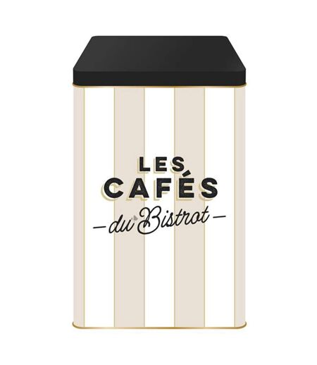 Boite de rangement à café en métal AU BISTROT Café