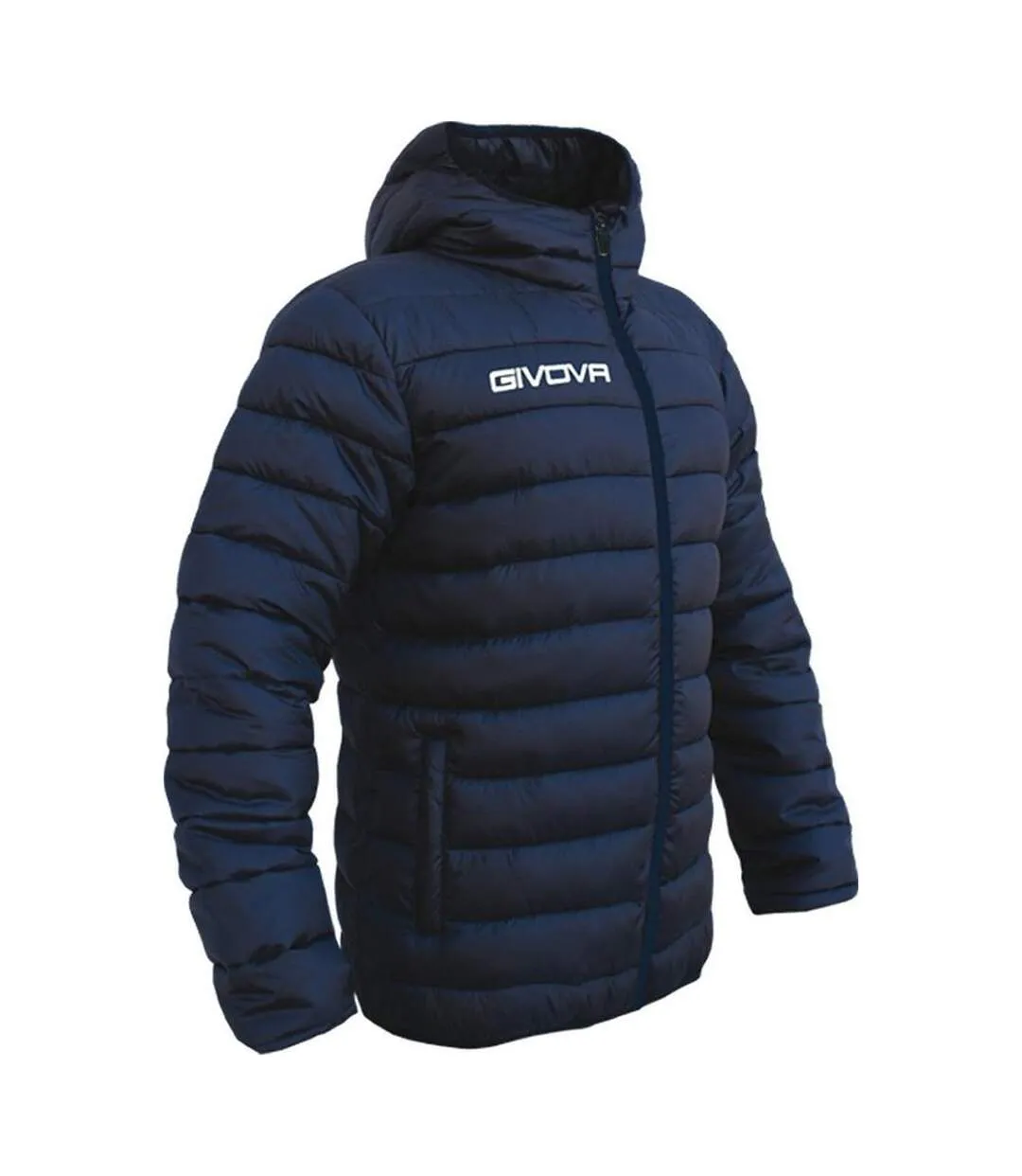 Doudoune Matelassée Motif Épais Homme Bleu Marine Foncé Givova-1