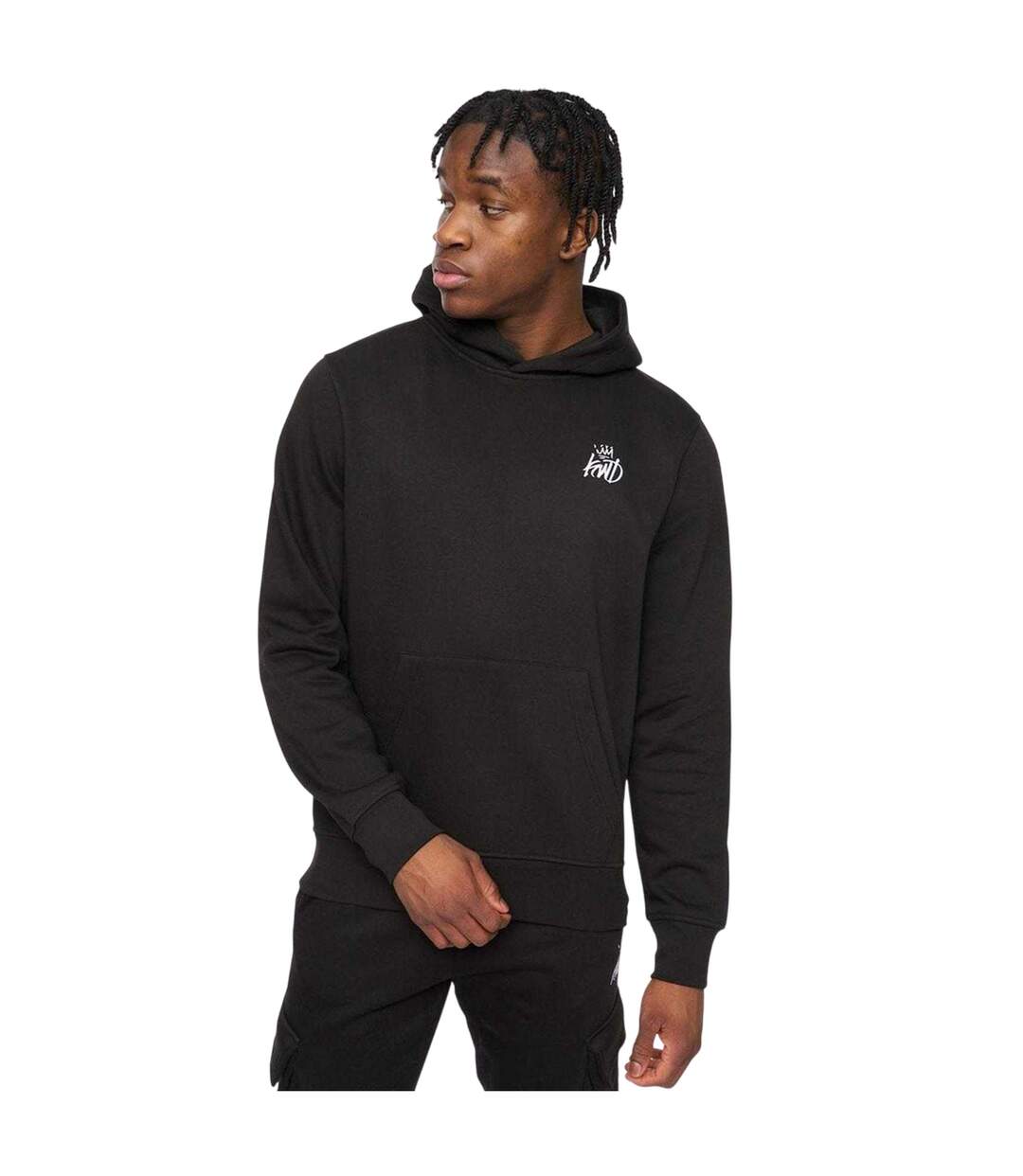Mens Crosby 2.0 Cotton Blend Pullover Hoodie Black Kings Will Dream-4