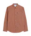 Mens Signature House Check Long-sleeved Shirt Red Ben Sherman-1