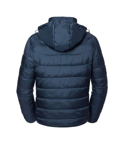 Russell Mens Nano Hooded Padded Jacket (French Navy) - UTBC5364